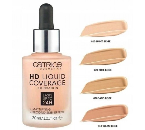 Тональный крем Catrice HD Liquid Coverage ton 040, Тональный крем