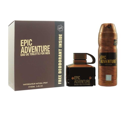 Emper Epic Adventure For Men, edt., 100 ml + deo 200 ml, Парфюмированные Дезодоранты