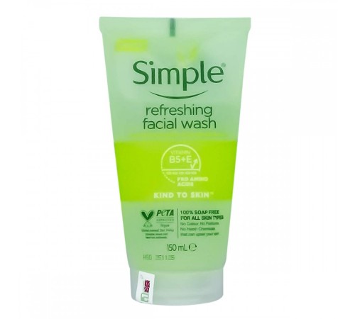 Гель для умывания Simple Regeneration Resisting Facial Wash Kind to Skin, 150ml, Для Лица