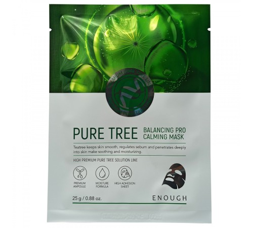 Маска с экстрактом чайного дерева Enoegh Premium Pure Tree