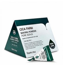 Скраб с центеллой азиатской для очищения пор CICA FARM Baking Powder Collagen Pore Scrub 25x7 mg