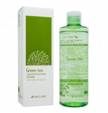 Тонер для лица 3W Clinic Green Tea Natural Time Sleep, 300ml