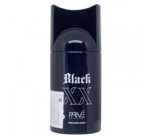 Дезодорант Prive Black XX (Paco Rabanne Black XS) 250ml, Арабские дезодоранты