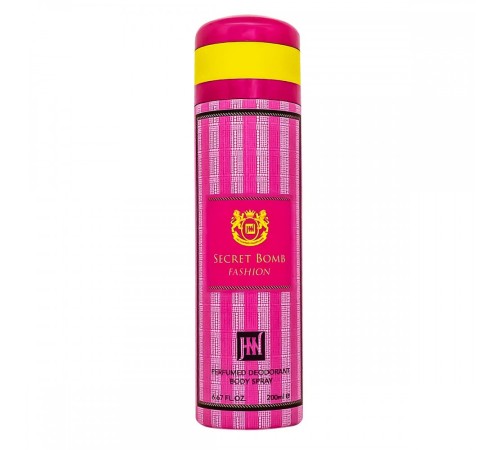 Дезодорант Jackwins Secret Bomb Fashion , 200ml, Парфюмированные Дезодоранты